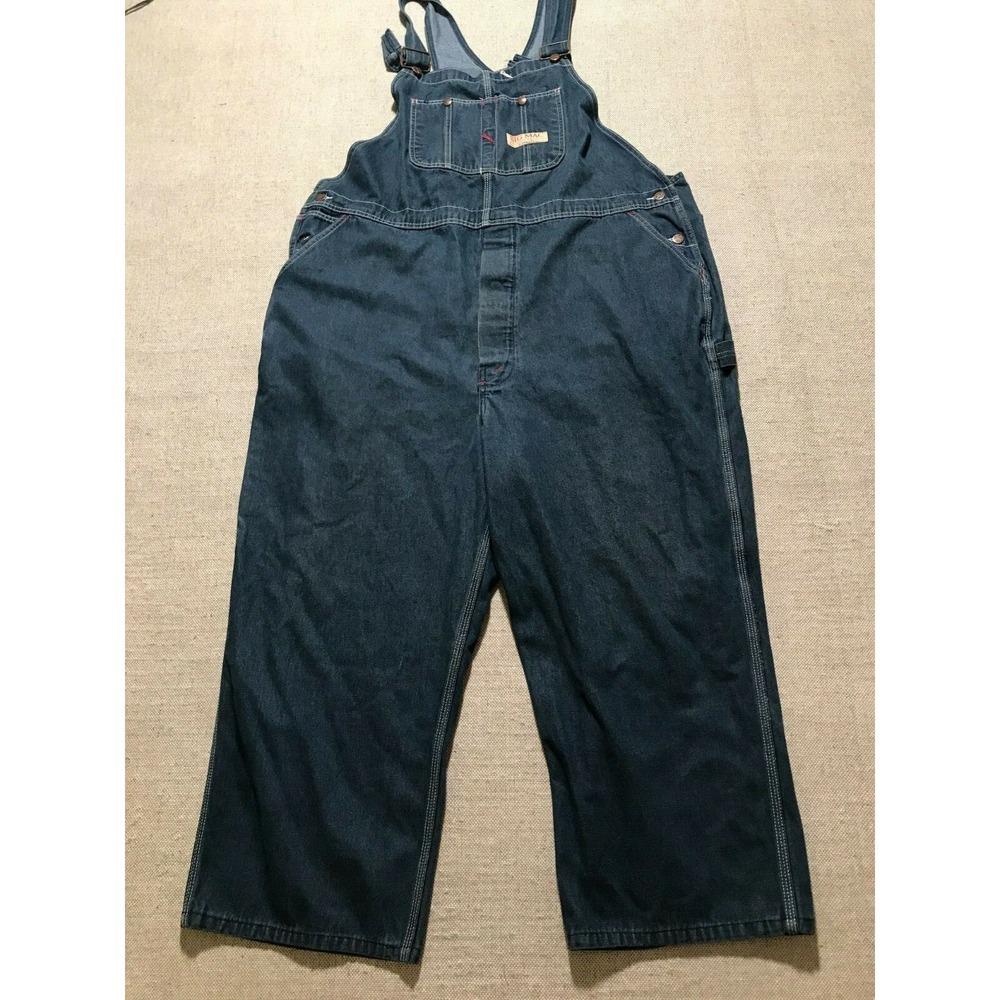 Big Mac Men's Overalls‎ Size 50 Blue Jumper Workwear #1673